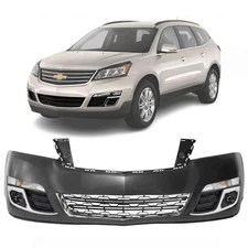 Front Bumper Cover & Grille Assembly Kit For 2013-2017 Chevrolet Traverse