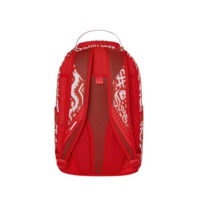 Sprayground Graffiti Wall Red Backpack Unisex Multicolor Shoulder
