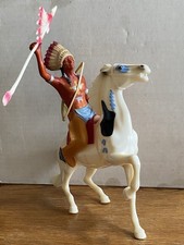 VINTAGE 1960's HARTLAND ORIGINAL WARPAINT CHIEF THUNDERBIRD w/ACCESSORIES 