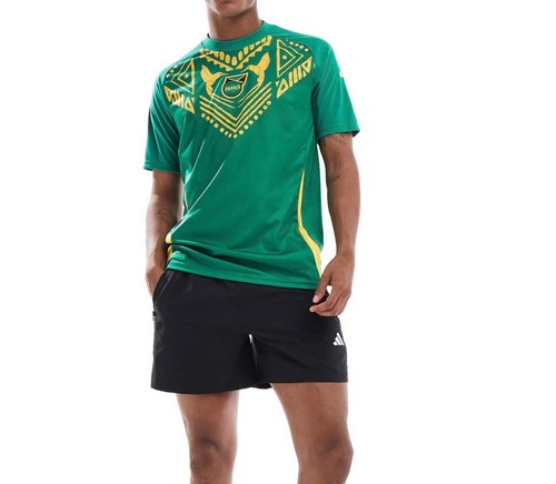 NEU Jamaika Adidas Pre-Match Trikot Reggae Jungen Bob Marley IS5658 grün gelb - Bild 3 von 8