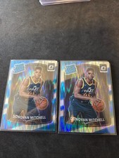 2017-18 Panini Donruss Optic Rated Rookie Card - Donovan Mitchell #188 Shock RC. rookie card picture