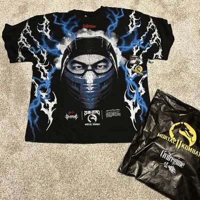 Civil Regime x Mortal Kombat Sub Zero Shirt - Size L Oversized NWT