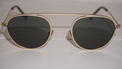 NATHALIE BLANC Sunglasses NAART2019 Gold Matte Grey HUGO C240 46 21 140