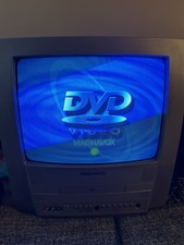 Magnavox 13" Inch MWC13D5 Retro Gaming CRT TV DVD Player Combo.no Remote