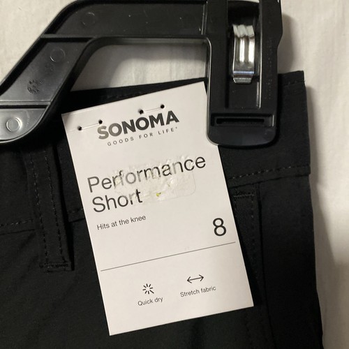 Boys Sonoma Goods For Life® Performance Shorts Black Size 8 - Picture 2 of 3