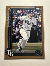2025 Topps Update Curtis Mead Gold /2025 Tampa Bay Rays US41