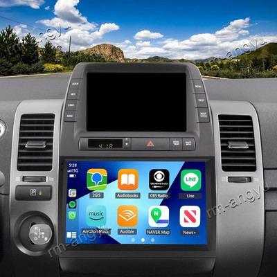 4+64GB For Toyota Prius 2003-2009 Android 14 CarPlay GPS 9''Car Radio Stereo
