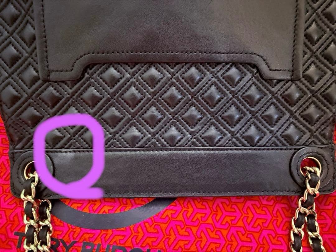 Tory Burch Chain Shoulder Bag Leather Black Women's From Japan thumbnail 16