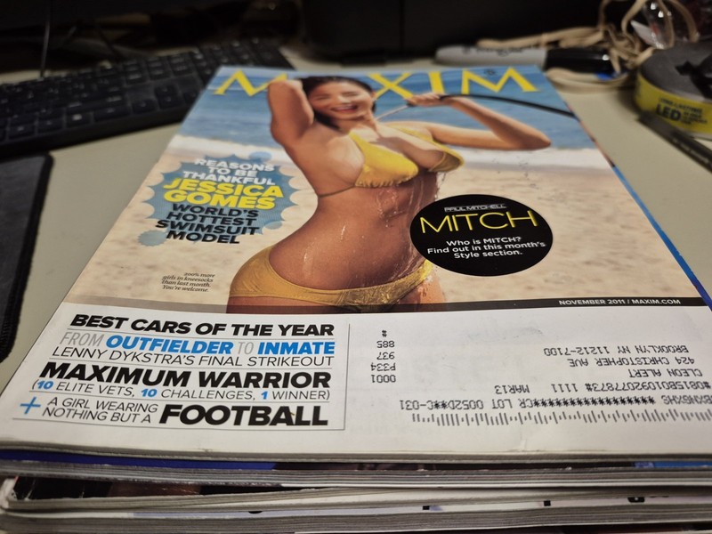 MAXIM magazine Jessica Gomes Lenny Dykstra Dakota Meyer Andrew Breitbart 