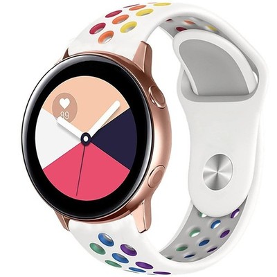 Silikon Armband 20mm für Samsung Galaxy Watch 7 6 5 4 3 Active 2 Sport Ersatz