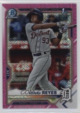 2021 Bowman Chrome Prospects Mega Box Pink Mojo Refractor /199 Adinso Reyes 16vb