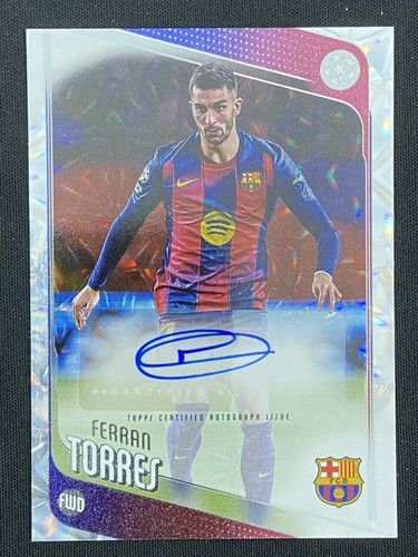 Ferran Torres 2025-26 Topps UCC Japan Edition Autograph Auto #BA-FT