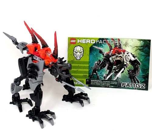 Lego Bionicle Hero Factory 2233 FANGZ Retired: Complete Figure & Manual