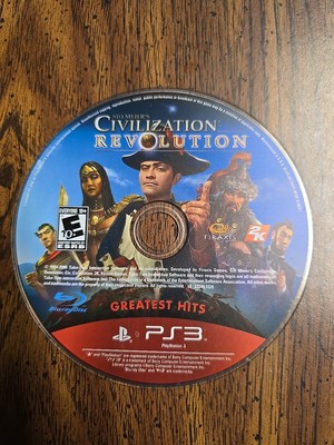 Sid Meier's Civilization Revolution (Sony PlayStation 3, 2008) Disc Only