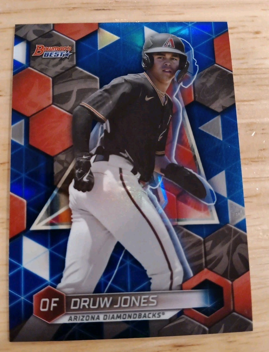 Druw Jones /150 Blue Refractor 2023 Bowman's Best - Top Prospects