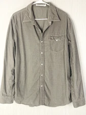 Criquet Corduroy Pearl Snap Long Sleeve Shirt Mens XL Cowboy Rancher Casual