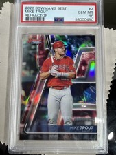 2020 Bowman's Best - Mike Trout #2 Refractor