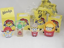 Wendys Minions Collectibles Set Of 4 ADULT TOYS 2026 NEW OPEN FOR PICTURES 