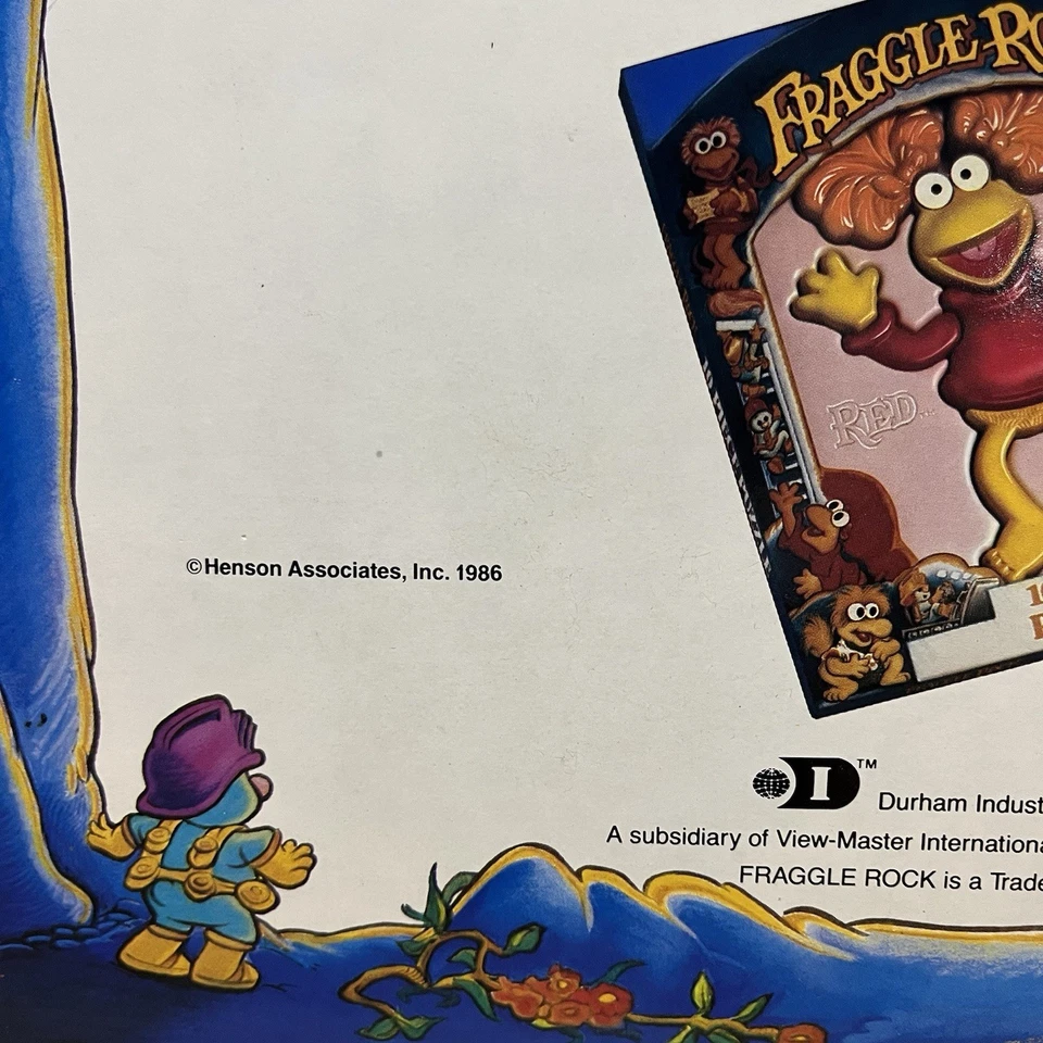 Fraggle Rock Vintage 1986 10 Piece Puzzle In original Box VGC - image 4 of 4