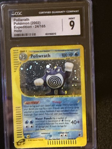 Poliwrath graded CGC 9 for sale on eBay