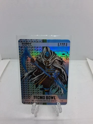 Scary Tecmo Bowl Bo Jackson Battle Arena Ice Holo-end Zone