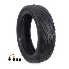 10x2.50-6.5 Tubeless Scooter Tire with Tire Air Valve For 10 inch Foldable