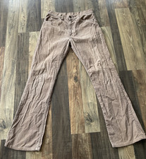 Levi's 517 Brown Corduroy Pants 80s W32 L31 White Tab Made In USA