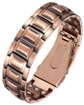 Pulsera De Cobre Puro Al 99.99 Por Ciento Con Imanes Y Herramienta Ajuste