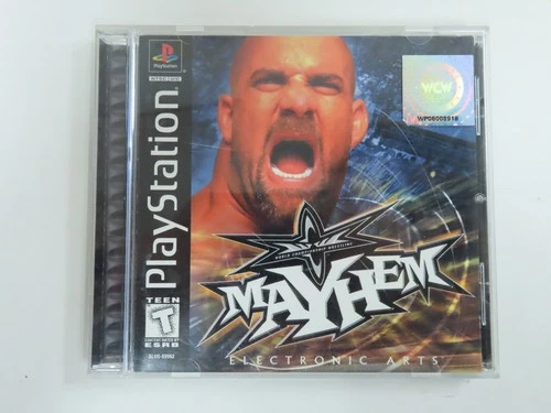SONY PS1 WCW MAYHEM VIDEO GAME PLAYSTATION TESTED WORKS EA