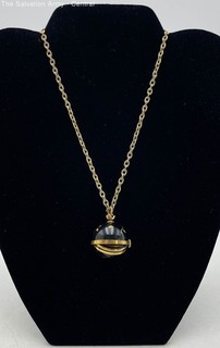 Ernest Borel Modern Swiss Quartz Movement Watch Necklace 23.55 Grams