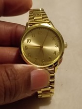 VINTAGE BENRUS WATER PROOF 623221 GOLD TONE W...