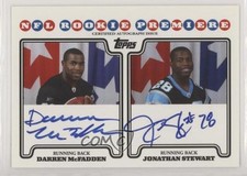 2008 Topps Rookie Premiere Quad Felix Jones Rashard Mendenhall #MSJM Auto 0p5