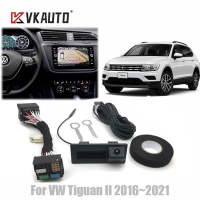 VKAUTO Canbus Dynamic Trajectory Camera For VW Tiguan II 2016 to 2023 Parking ba