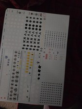 Warhammer 40K Space Marine Infantry Transfer Sheet New