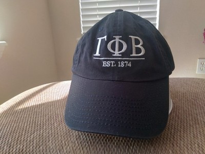 Gamma Phi Beta EST. 1874 Sorority Embroidered  cotton adjustable baseball Cap