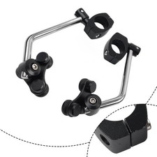 1 Set Universal Motorcycle Windshield Mounting Hardware Kit Metal For 25MM Bars