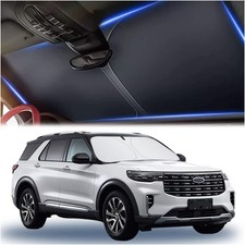 300T Car Windshield Sun Shade Foldable UV Block Sunshade w/ Storage Bag Large