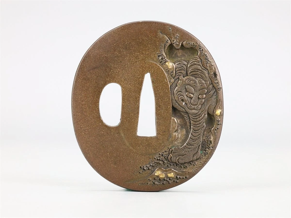古董日本刀镡| eBay