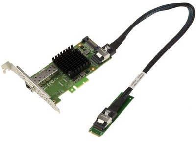 M2 Karte 1 Port Netzwerkfaser SFP+ 10G 10 Gigabit Ethernet Mellanox X3 PCIe 3.0