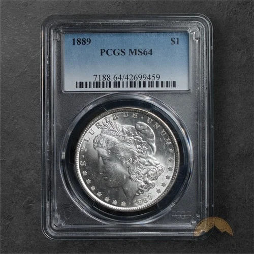 1889 Morgan Silver Dollar $1 - PCGS MS64 - Philadelphia