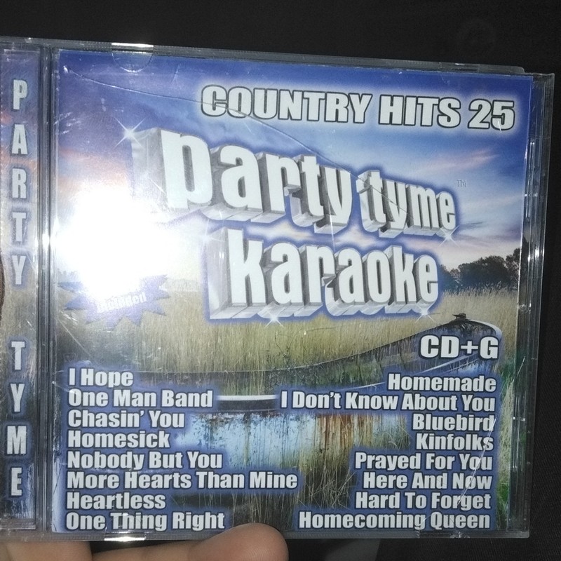 Party Tyme Karaoke Country Hits 25 CD+G CDG Disc SYB-1149 English