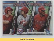 2017 Bowman Chrome Talent Pipeline Mickey Moniak Dylan Cozens #TP-PHI READ 1n1