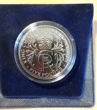 2023 King Charles III Coronation BUNC £5 Coin Bailiwick of Jersey In Capsule