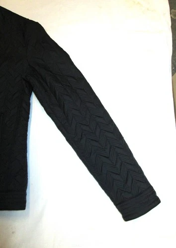 VERSACE COLLECTION MEN'S QUILTED BLACK MOTO JACKET image 8