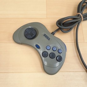 Japanese Sega Saturn Gray Console Bundle with 1 Controller & 3 Games HST-3210