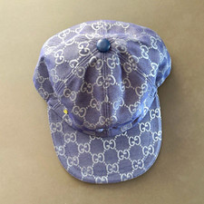 Gucci Herren Baseballkappe blau GG Monogramm ...