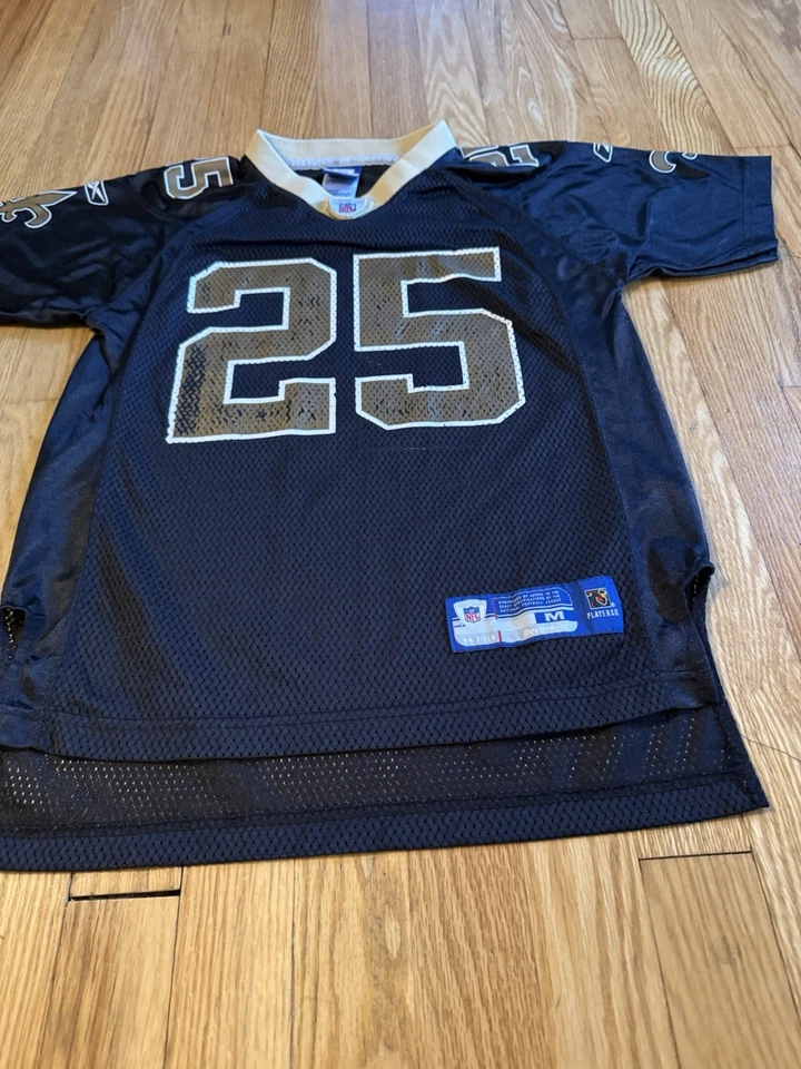 Camiseta de fútbol americano Reggie Bush #25 New Orleans Saints Reebok NFL (grande juvenil) Foto 2 de 4