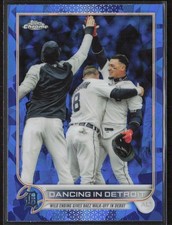 2022 Topps Chrome Update Sapphire Edition #US238 Dancing in Detroit
