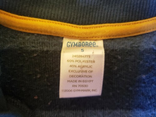 Gymboree Pullover Thick Fleece Sweater Boys Size 5 Blue Striped, 1/4 Zip - Picture 3 of 7