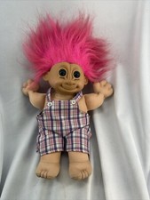 Troll Vintage Russ Berrie Co. Troll Kidz Pink Hair Original Outfit